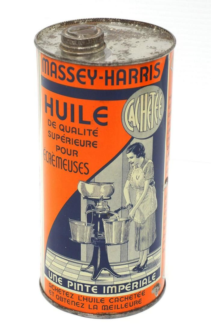 Lot 273: Massey Harris Cream Separator Oil can