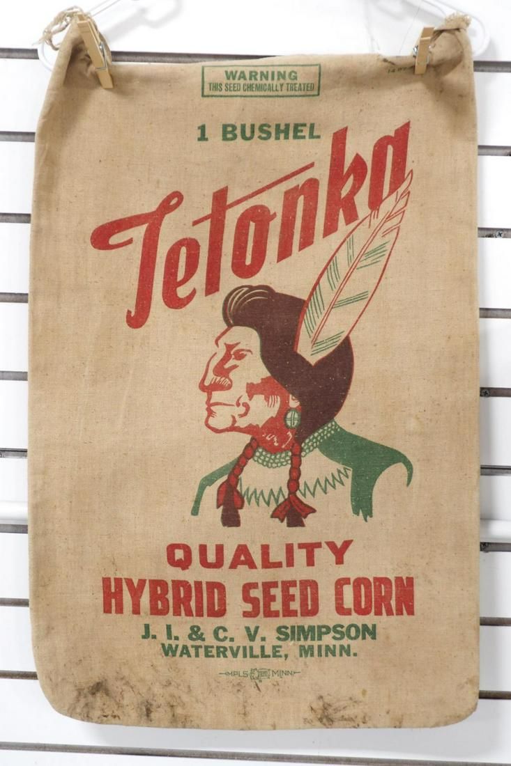 Lot 280: Tetonka cloth seed corn bag