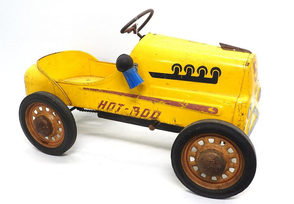 Lot 308: Garton child's hot rod pedal car