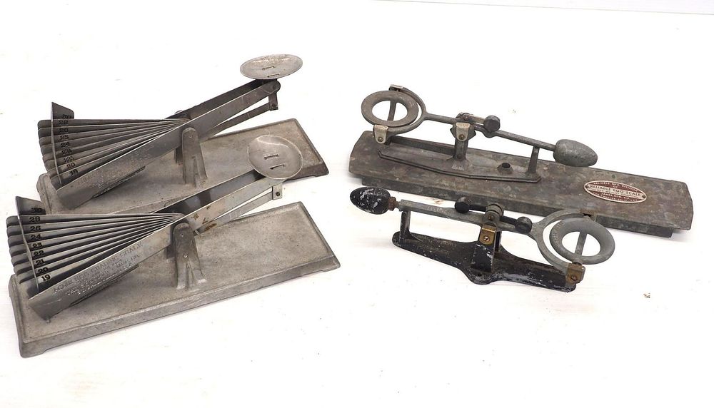 Lot 346: (4) egg scales