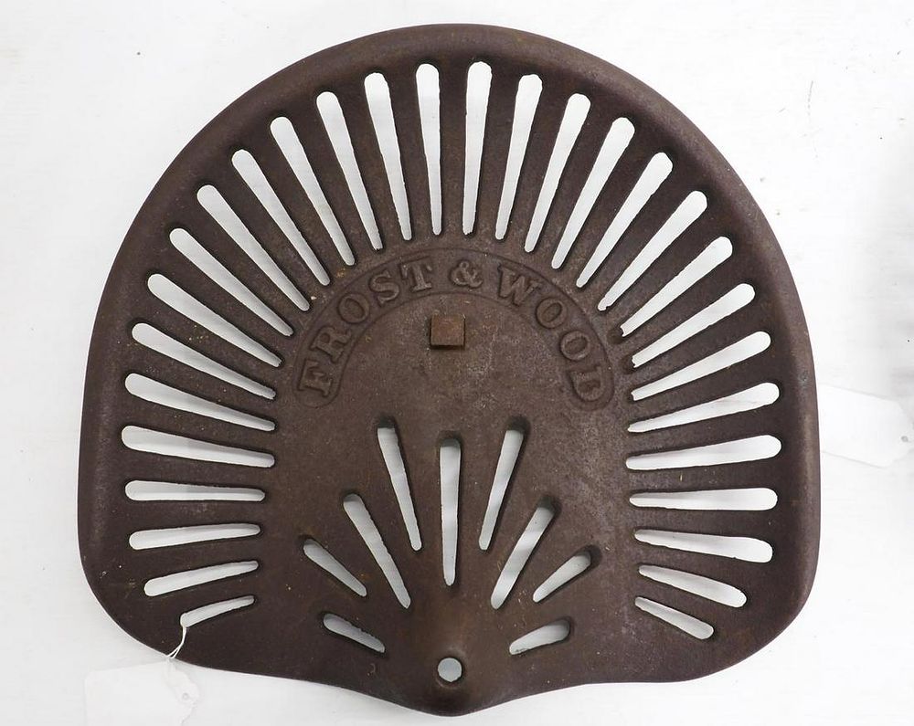 Lot 374: Frost & Wood cast iron seat
