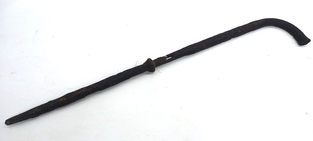 Lot 378: Cast iron cane