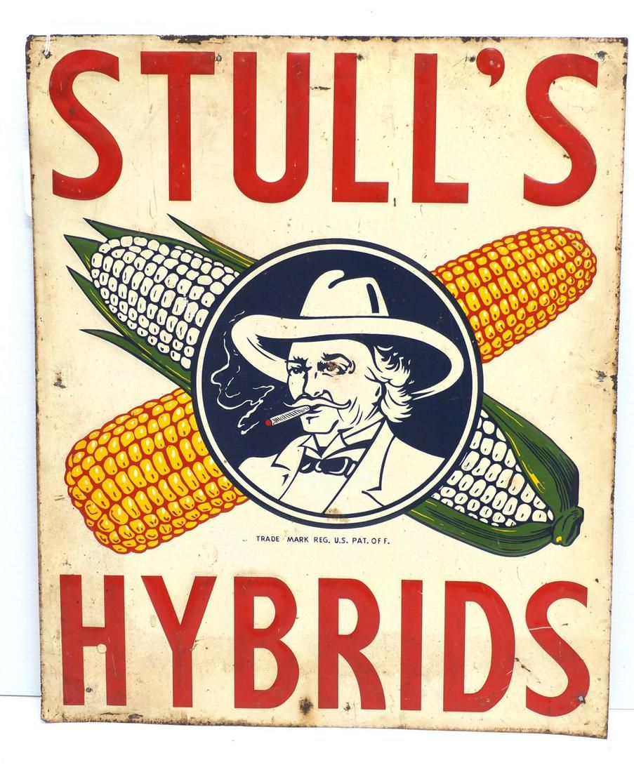 Lot 410: Stull's Hybrids sign