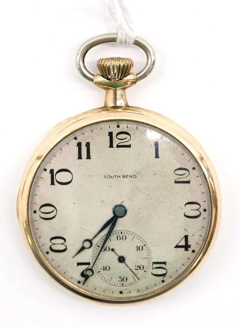 Lot 415: 15J South Bend pocket watch