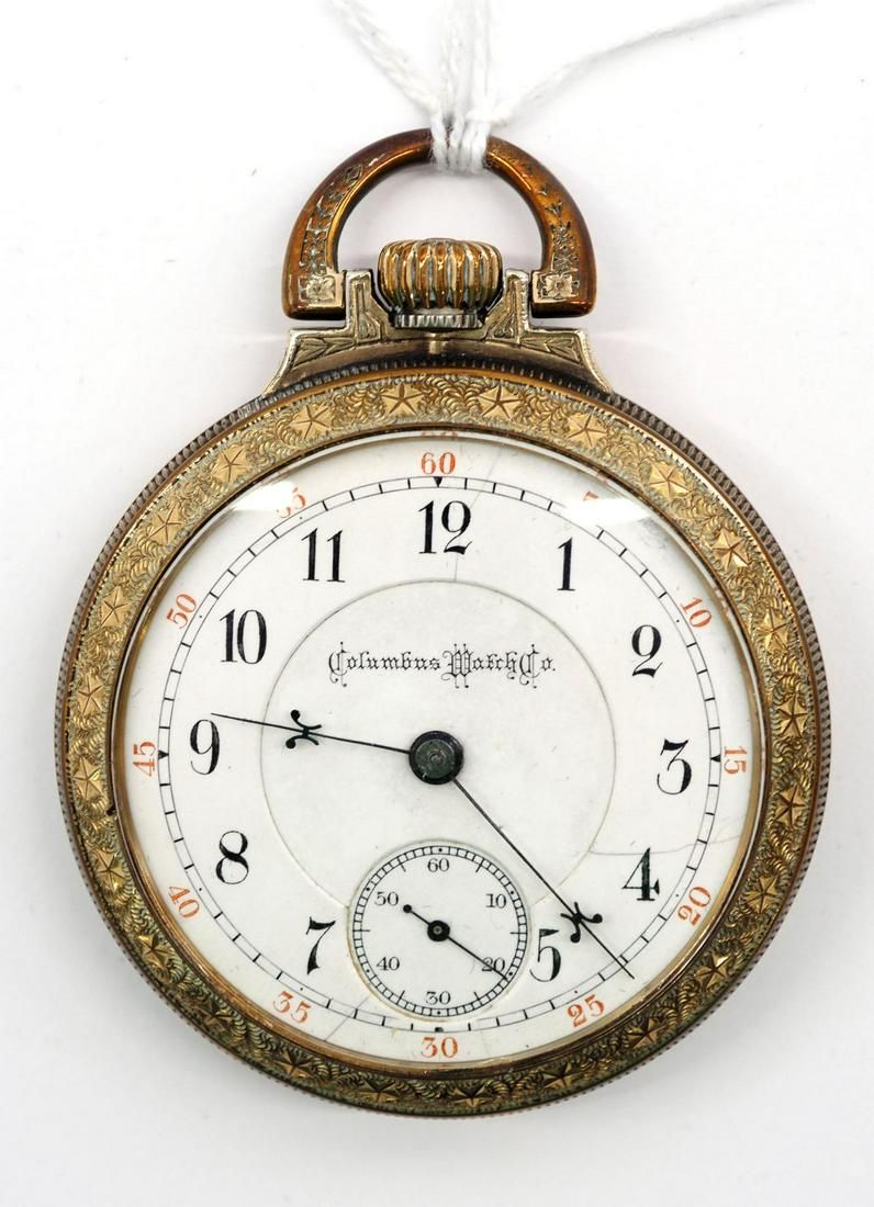 Lot 417: 16J Columbus Model 3 pocket watch