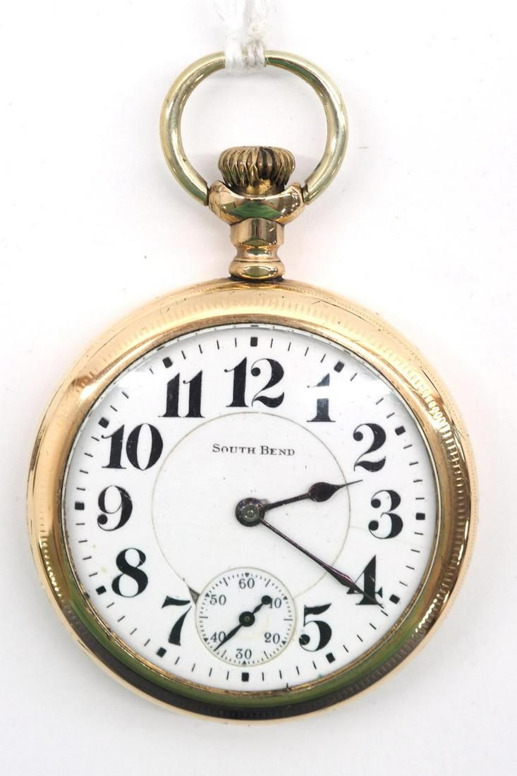 Lot 419: 17J South Bend pocket watch