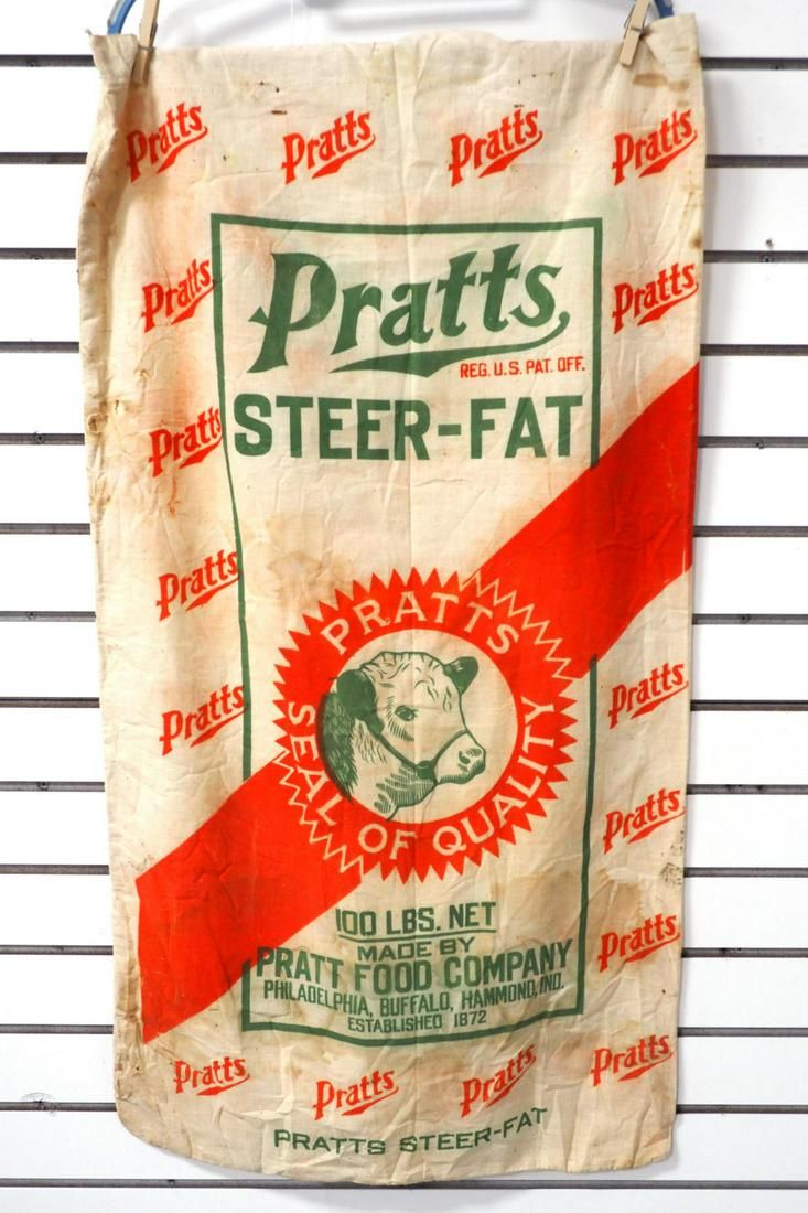Lot 567: Pratts Steer-Fat feed bag