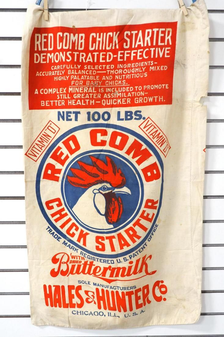 Lot 568: Red Cone Chick Starter feed bag