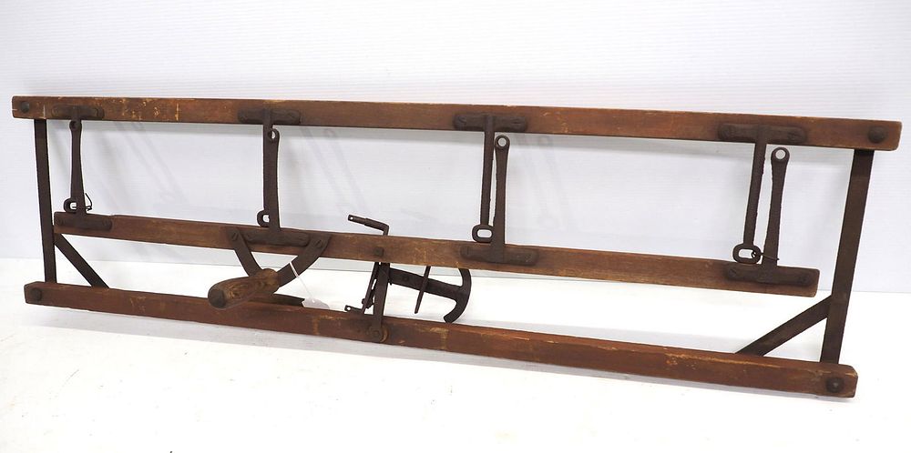 Lot 569: Primitive fence maker