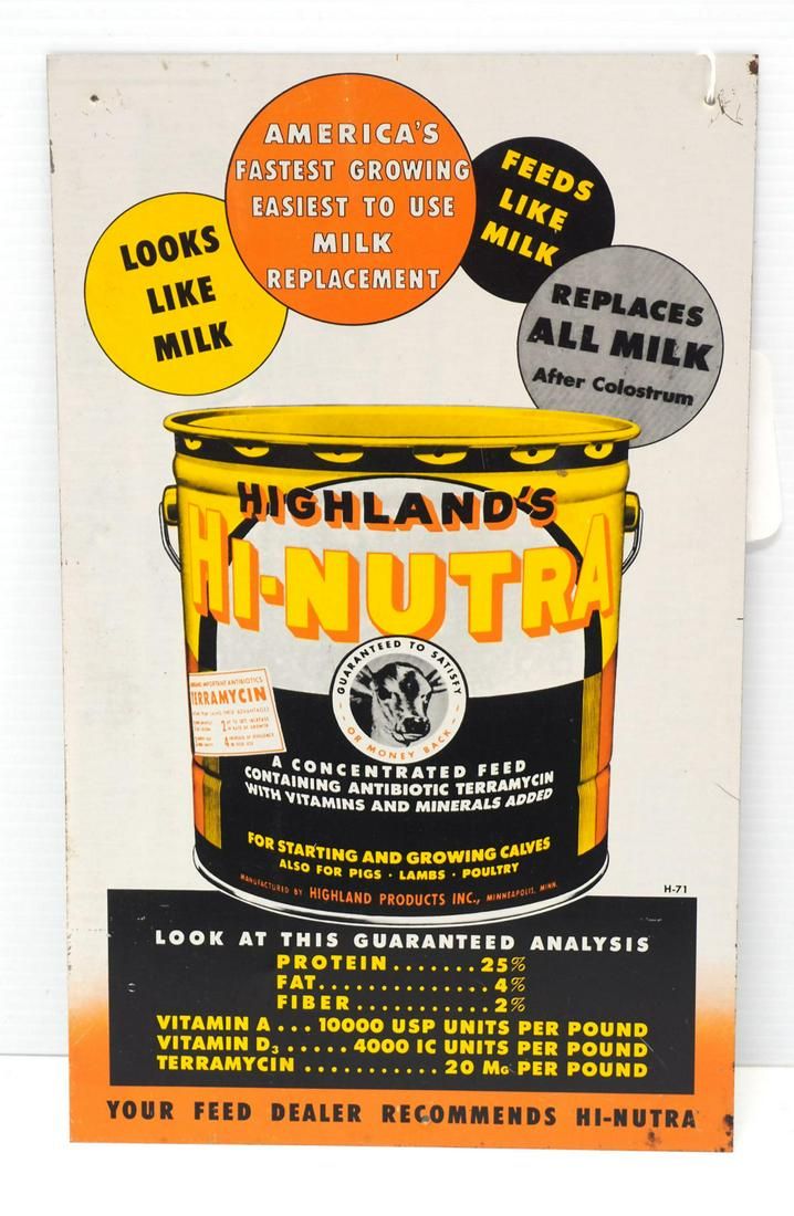 Lot 630: Highlands Hi-Nutra Concentrated Feed sign
