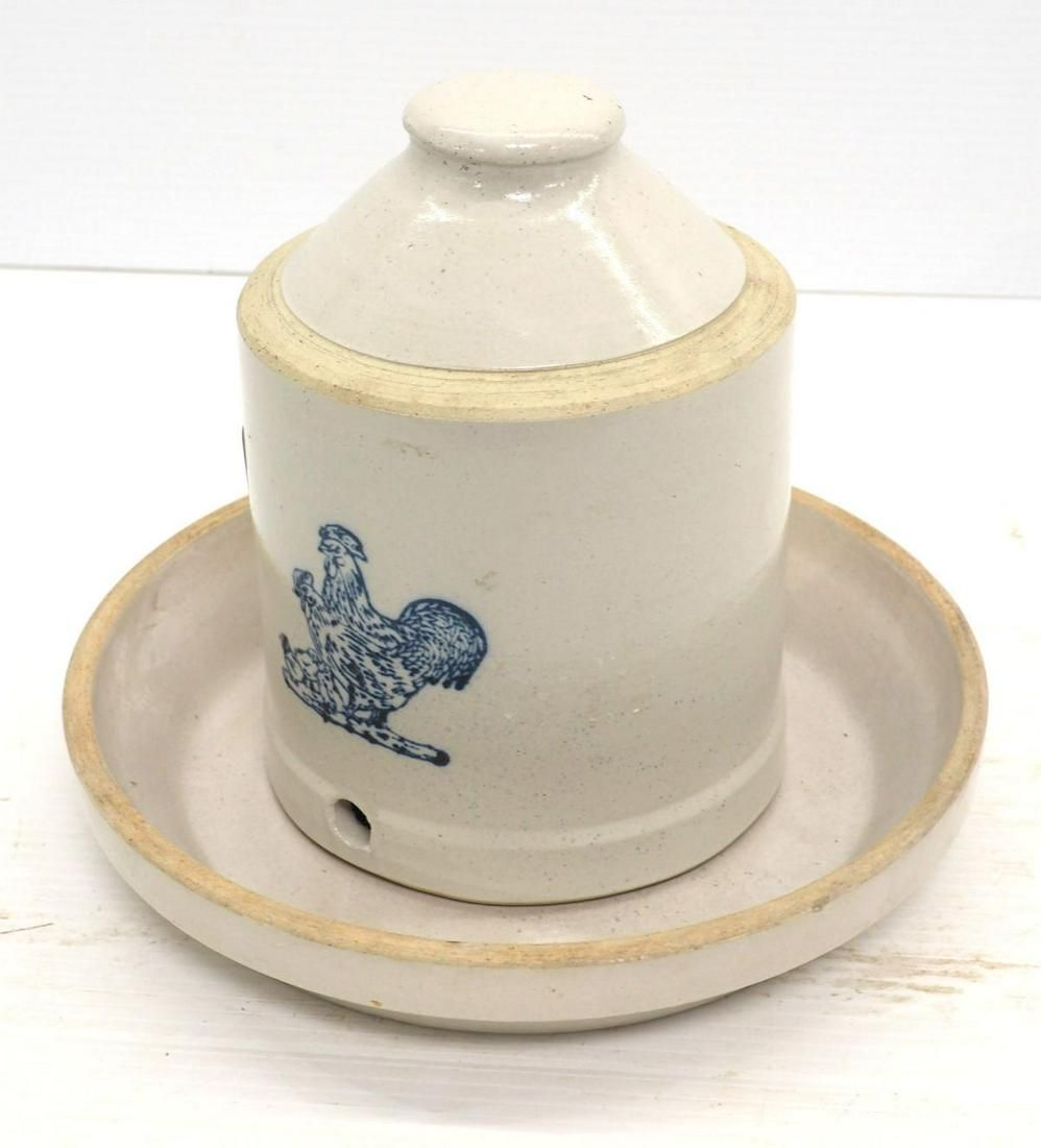 Lot 633: Crock chick fountain