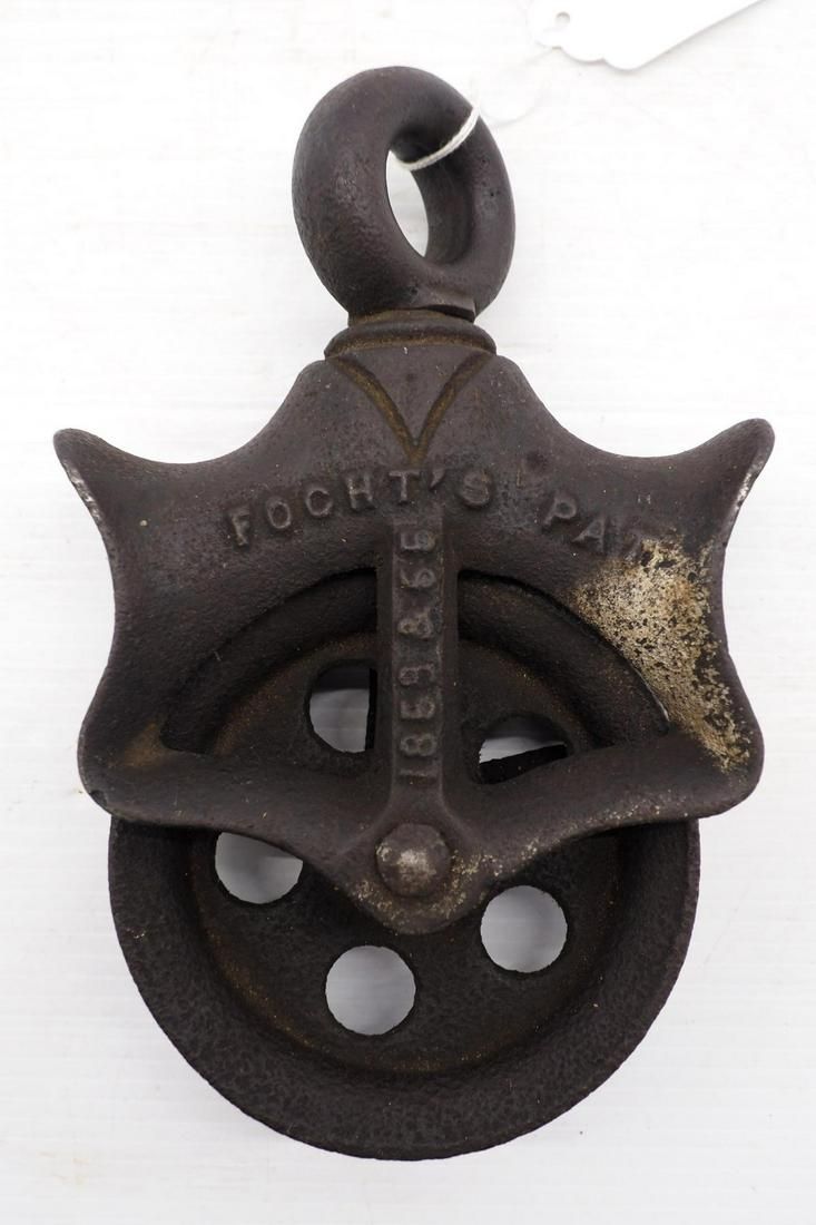 Lot 653: Fochts Pat. Pulley