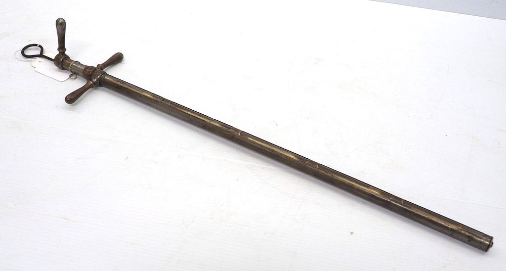 Lot 664: Brass cream can sampling probe