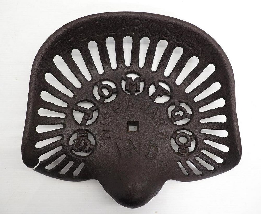 Lot 676: St. Joe Mfg Co. Clark Sulky cast iron seat