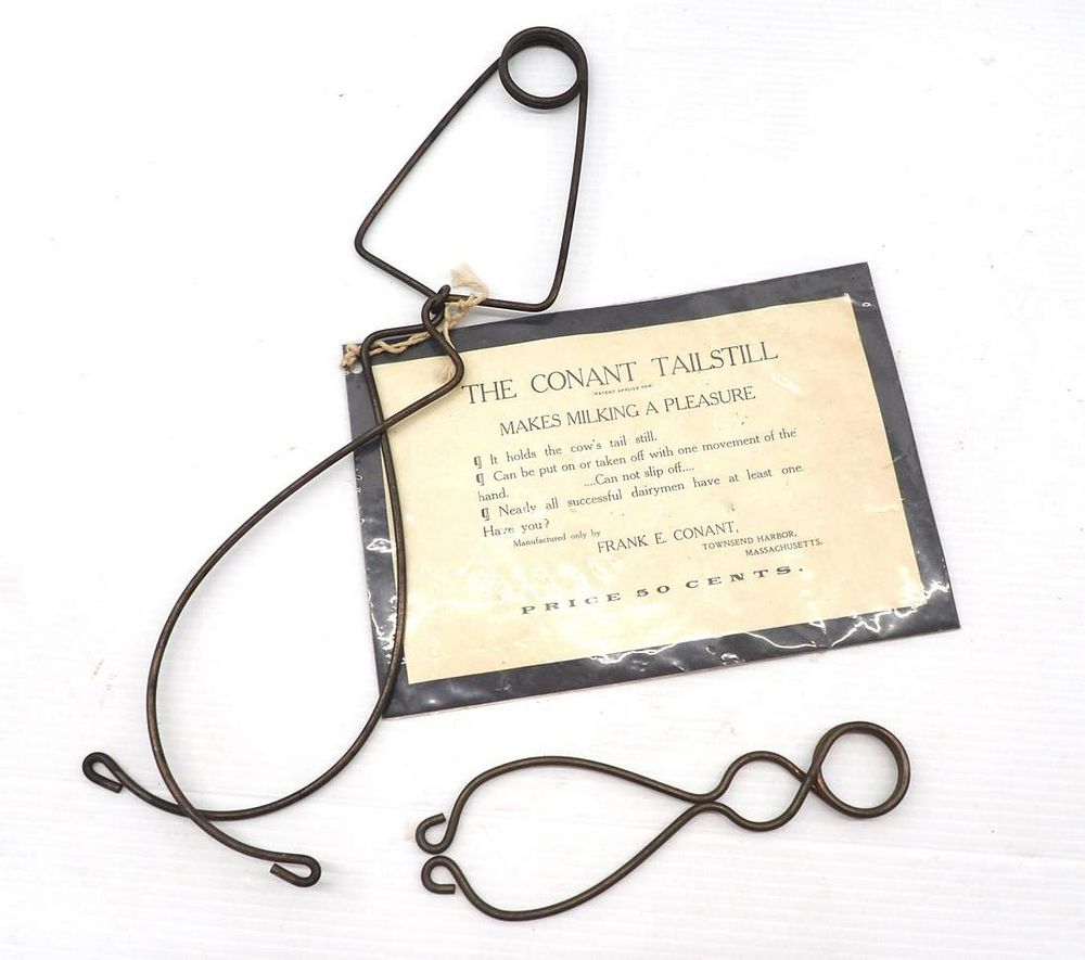 Lot 680: (2) Cow tail holders