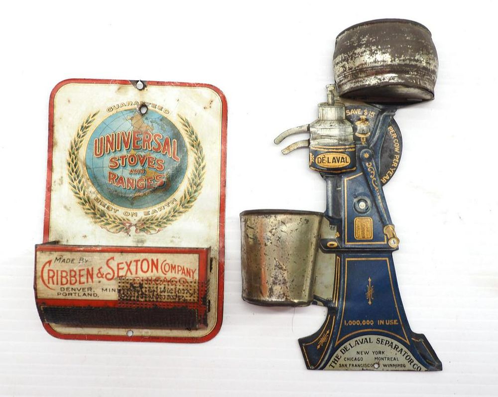 Lot 750: (2) Match holders