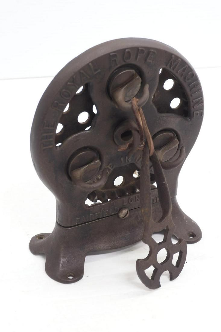 Lot 775: Royal hand-crank rope maker