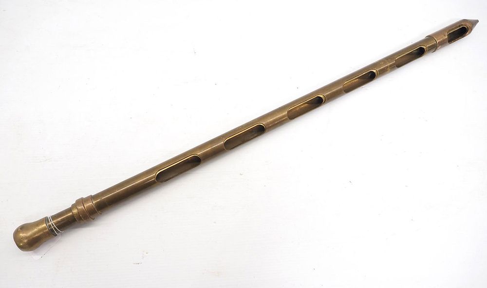 Lot 776: Brass seed corn probe