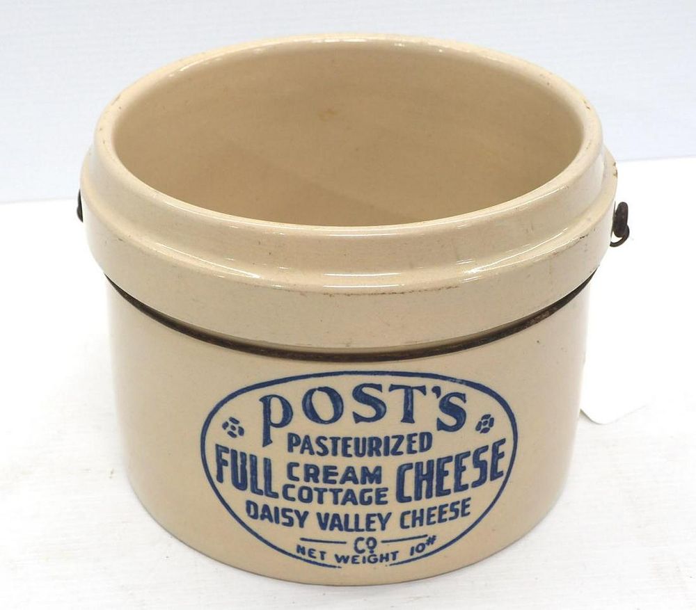 Lot 798: Post's Pasturized Cottage Cheese crock
