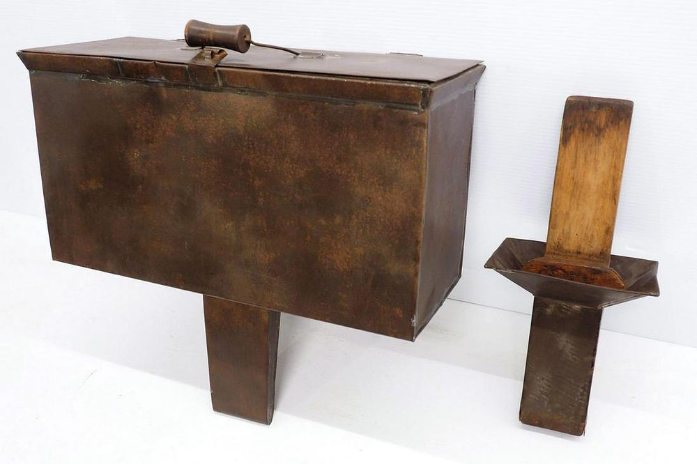 Lot 845: (2) What are they? Tin pieces