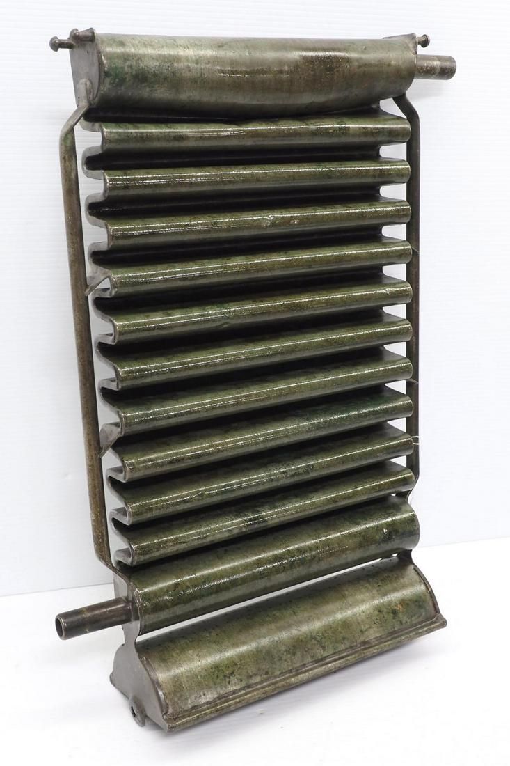 Lot 854: Wall-mount copper milk cooler