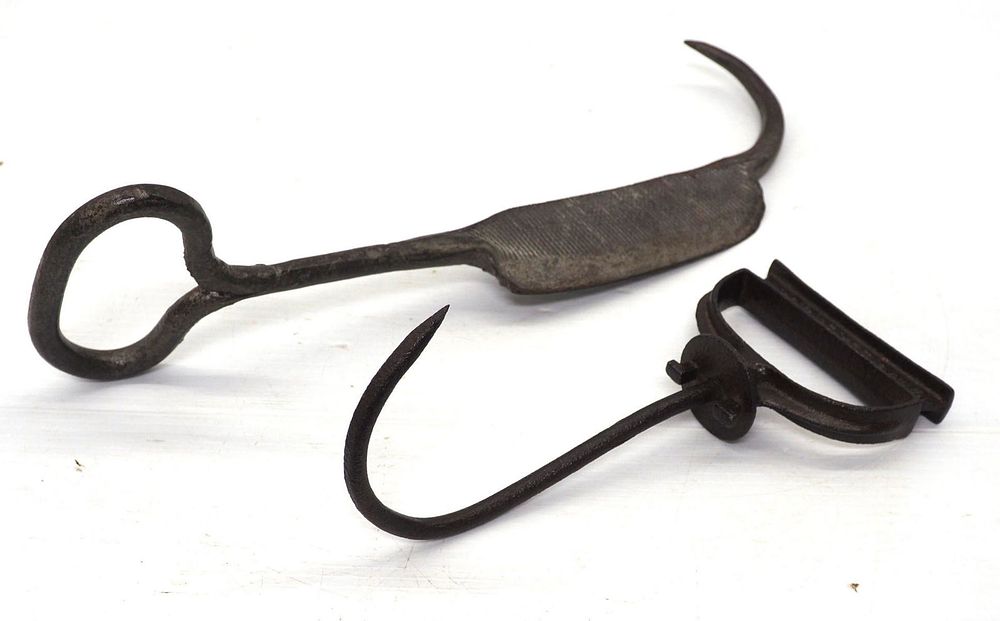 Lot 857: (2) Hay Hook