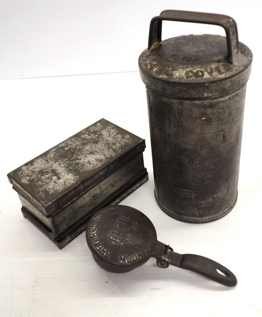 Lot 862: (3) Dairy tools