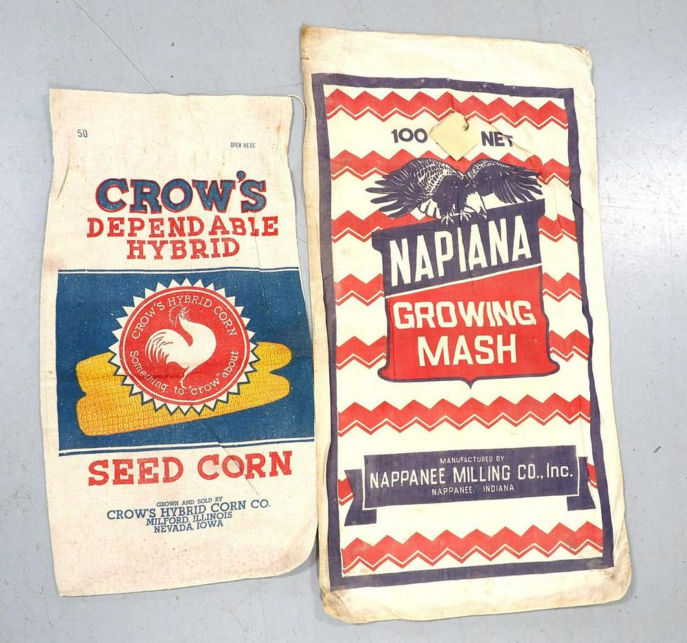 Lot 863: (2) Seed bags