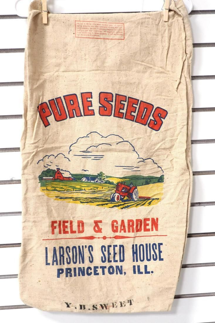 Lot 865: Pure Seeds seed bag