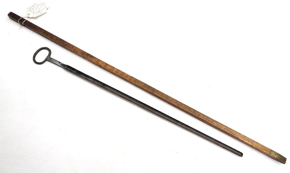 Lot 879: (2) Dairy tools