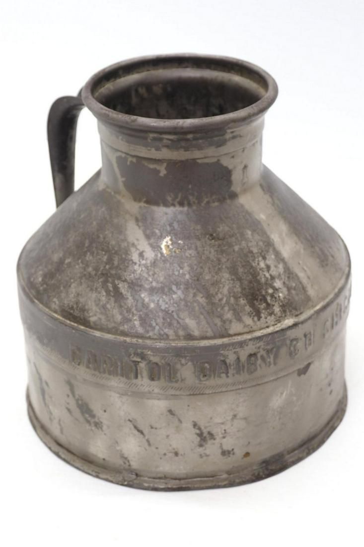 Lot 888: Capitol Dairy unusual cream can