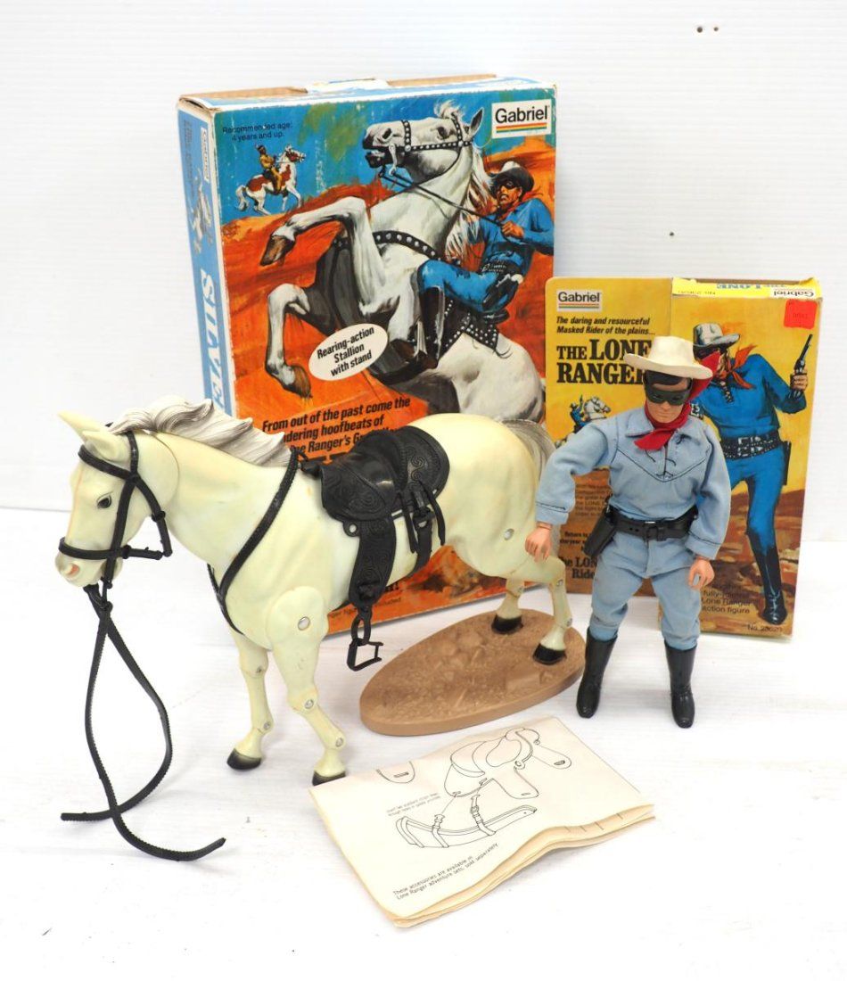 Lot 35: Gabriel Lone Ranger & "Silver" Horse