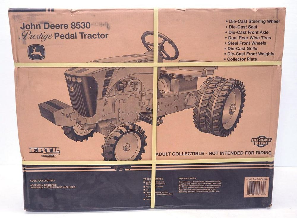 Lot 202: Ertl "RC2" John Deere 8530 Pedal Tractor