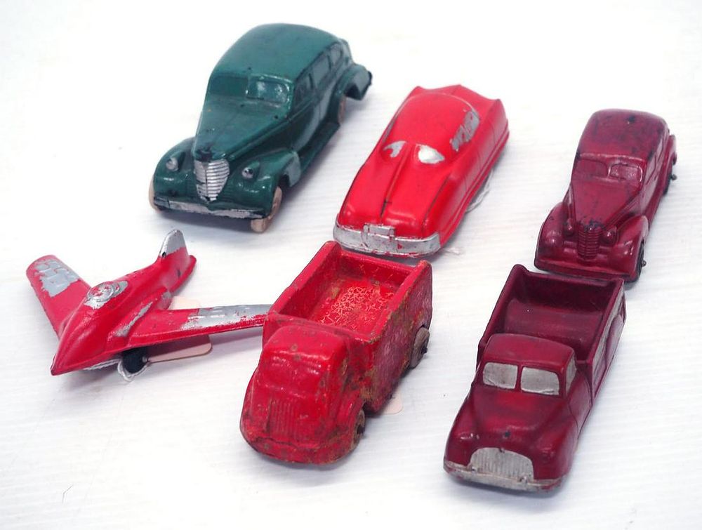 Lot 261: (6) Auburn Rubber vehicles
