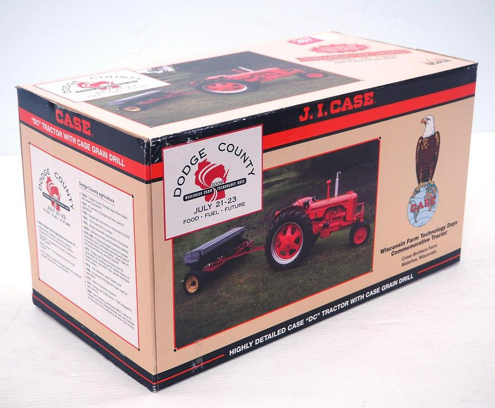 Lot 267: SpecCast 1/16 scale Case DC with Grain Drill