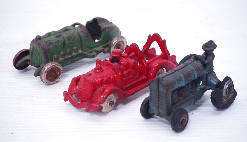 Lot 274: (3) Cast Iron Toy Vehicles