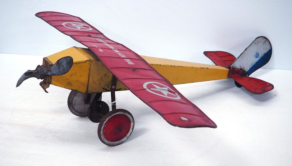Lot 279: Big Boy Moplane #337 Litho Airplane by Katz Co.