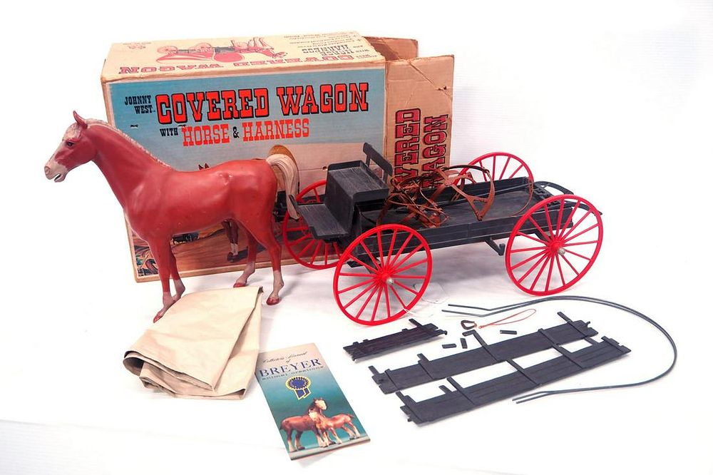 Lot 304: Marx Johnny West Covered Wagon