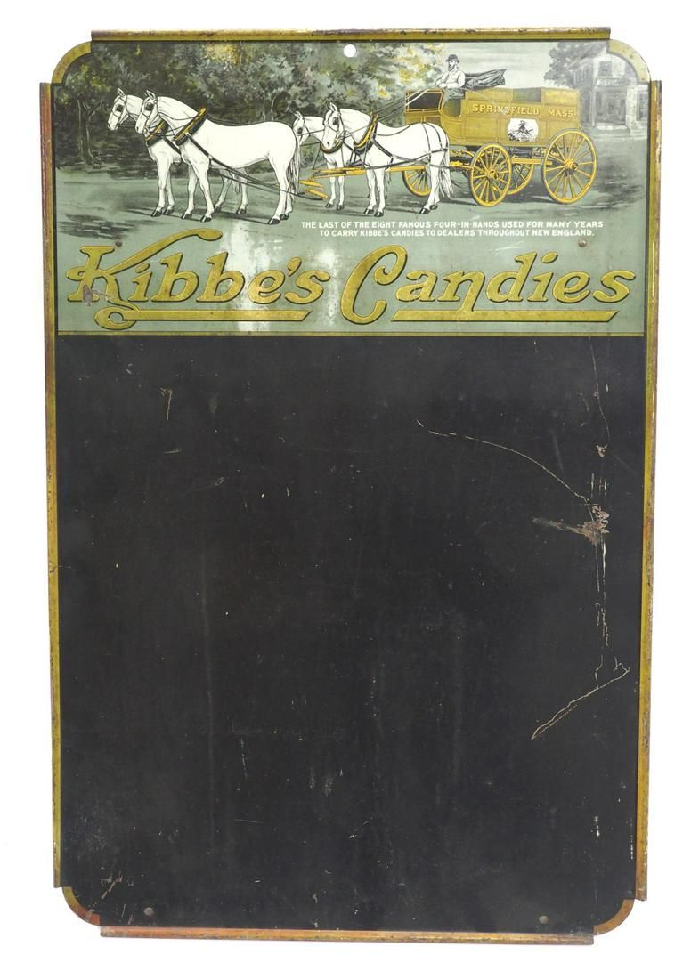 Lot 1513: Kibbe's Candies sign