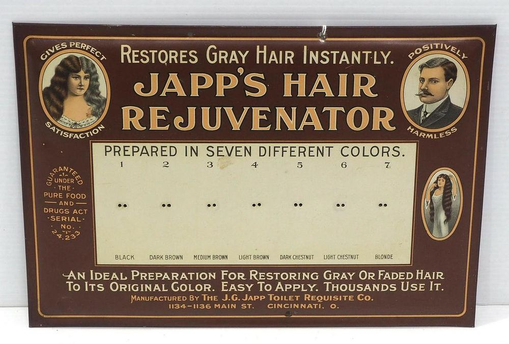 Lot 1651: Japp's Hair Rejuvenator sign