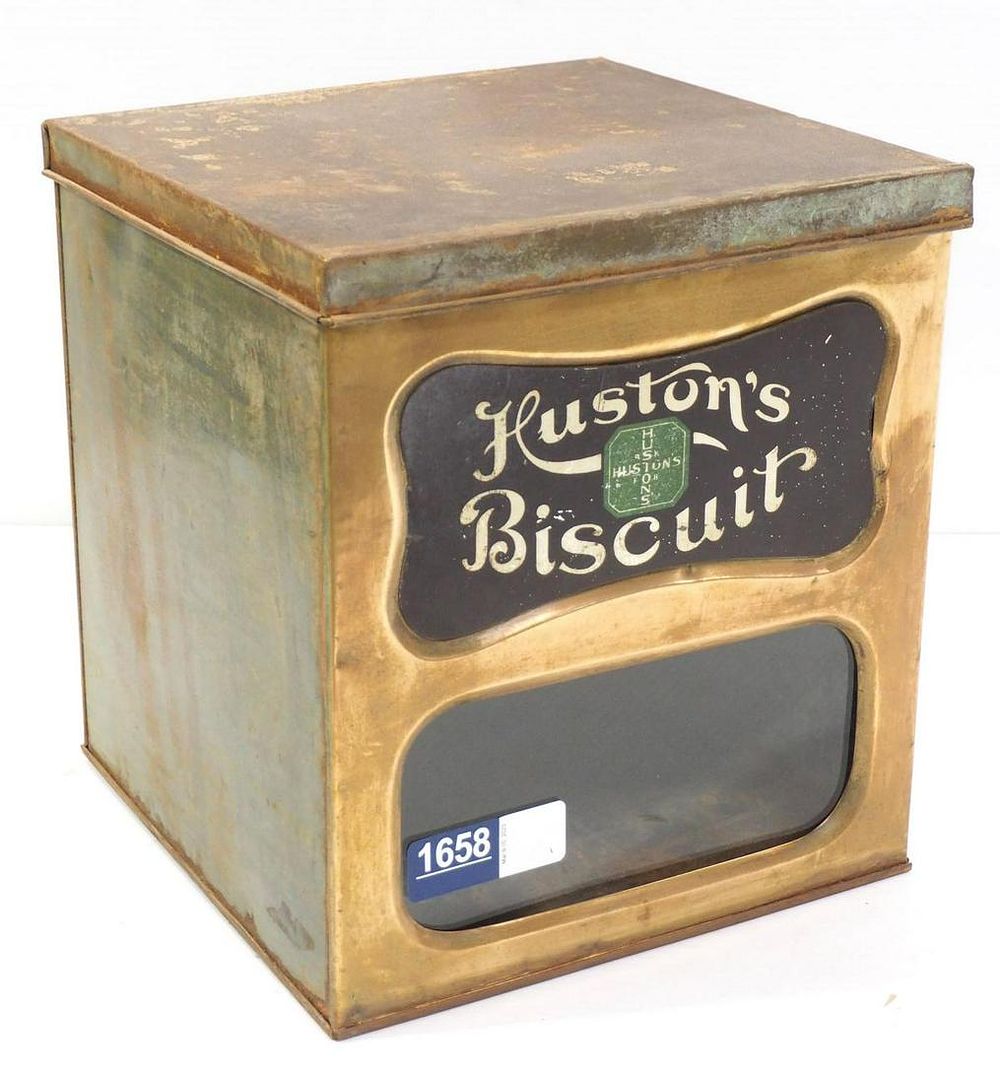 Lot 1658: Country store biscuit box