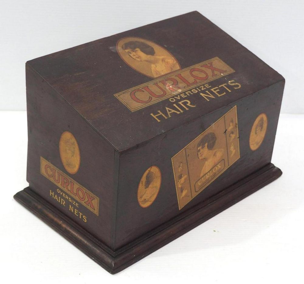 Lot 1659: Curlox Hair Nets display cabinet