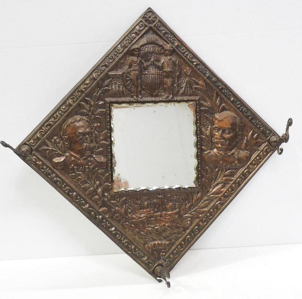Lot 1755: Boys of 98 Maine Battle of Lake Erie coat rack