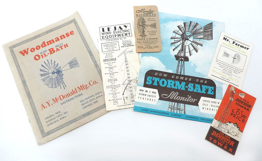 Lot 554: Windmill related advertising