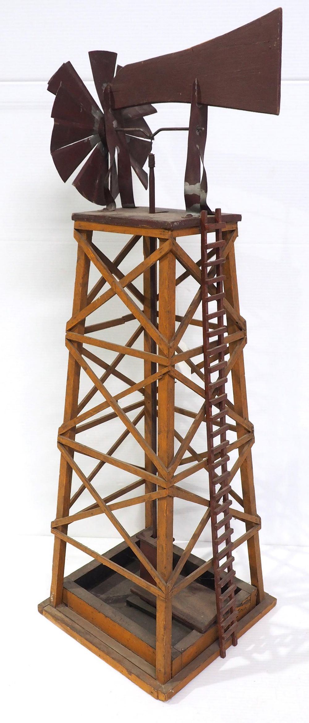 Lot 569: Wooden model windmill
