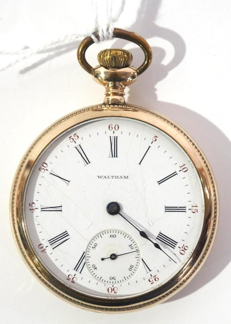 Lot 573: Waltham 15J pocket watch