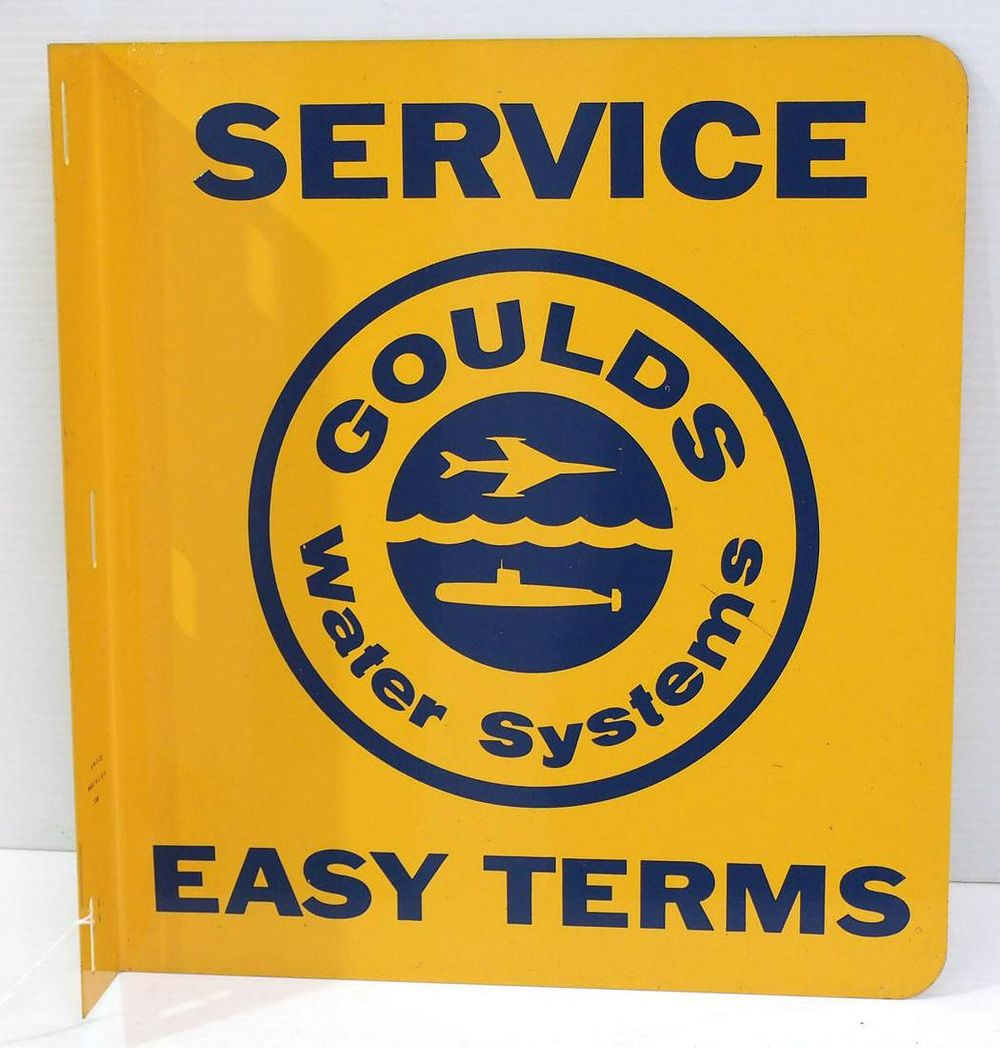Lot 767: Gould's Water Systems sign