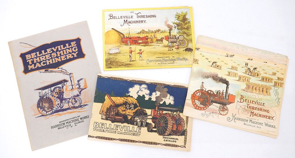 Lot 792: (4) Belleville Threshing Machinery catalogs