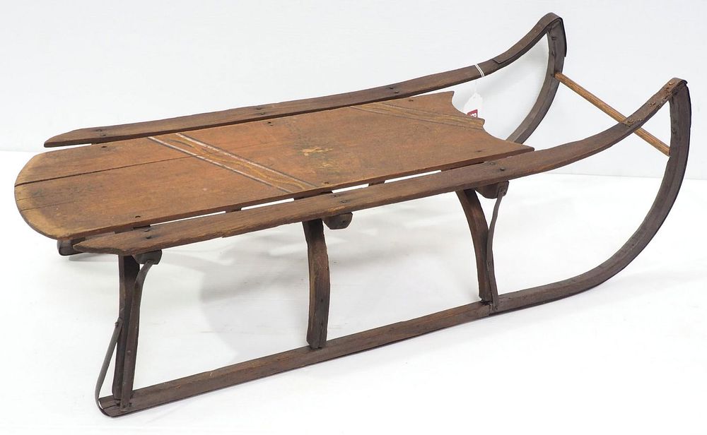 Lot 889: Primitive child's sled