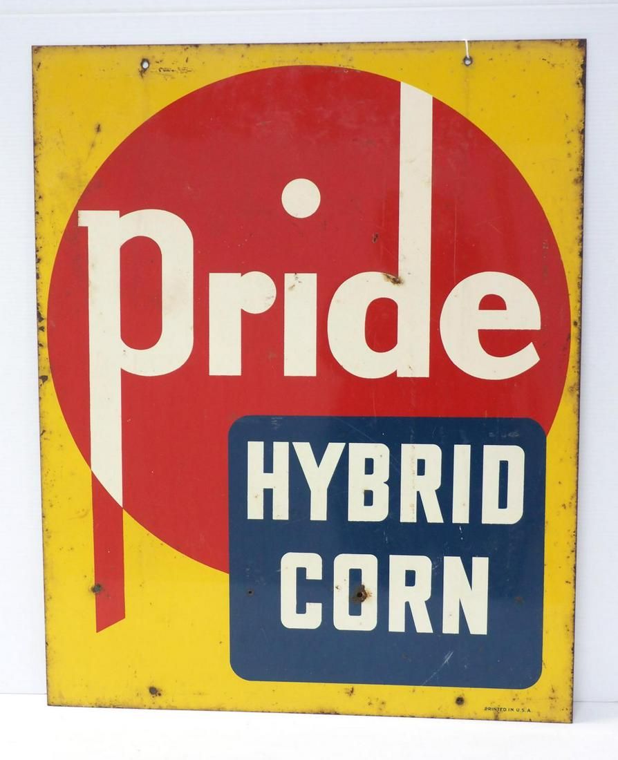 Lot 1017: Pride Hybrid Corn sign